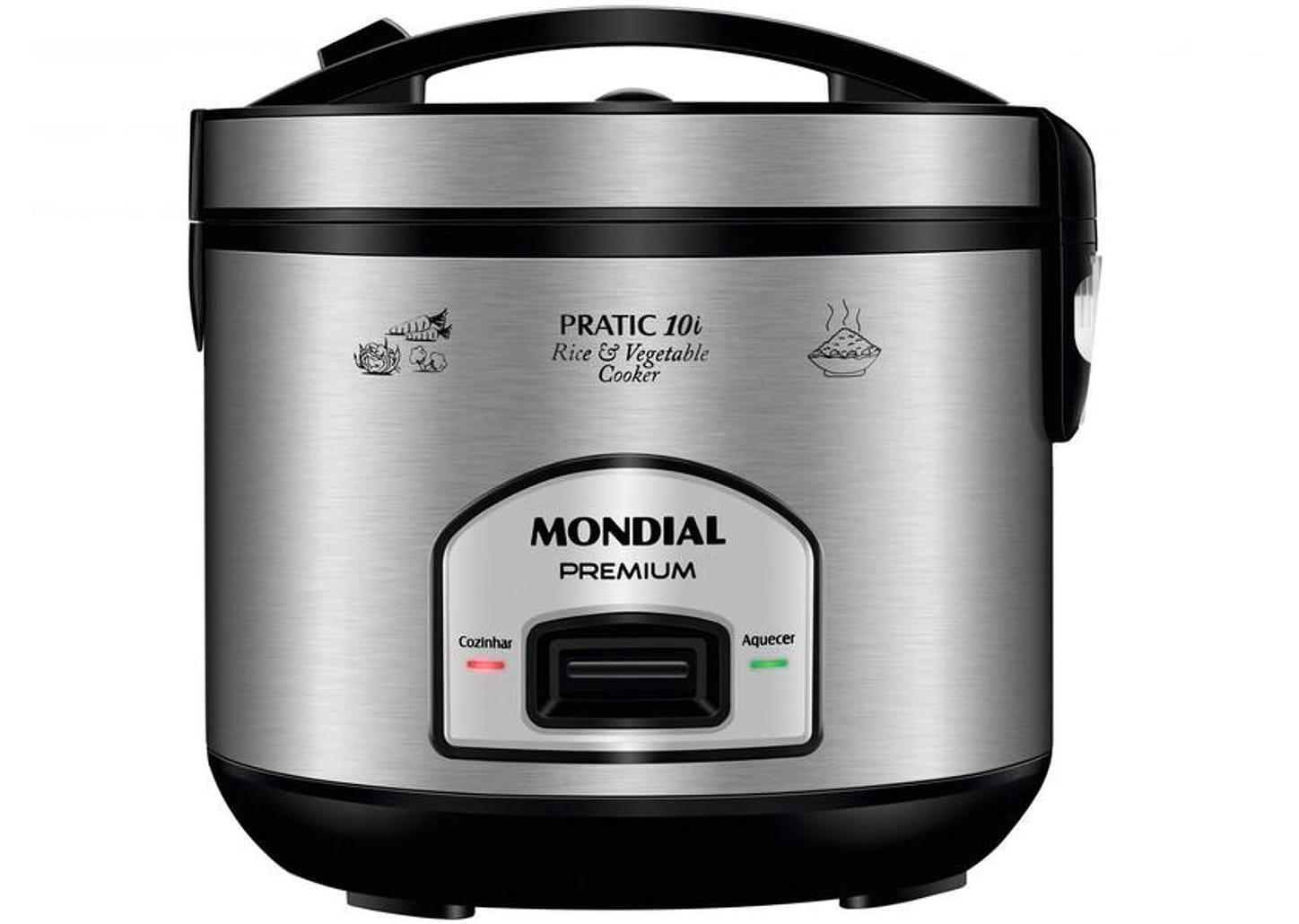 Panela de Arroz Elétrica Mondial Pratic PE-42-10X 10 Xícaras 700W