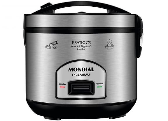 Panela de Arroz Elétrica Mondial Pratic PE-42-10X 10 Xícaras 700W