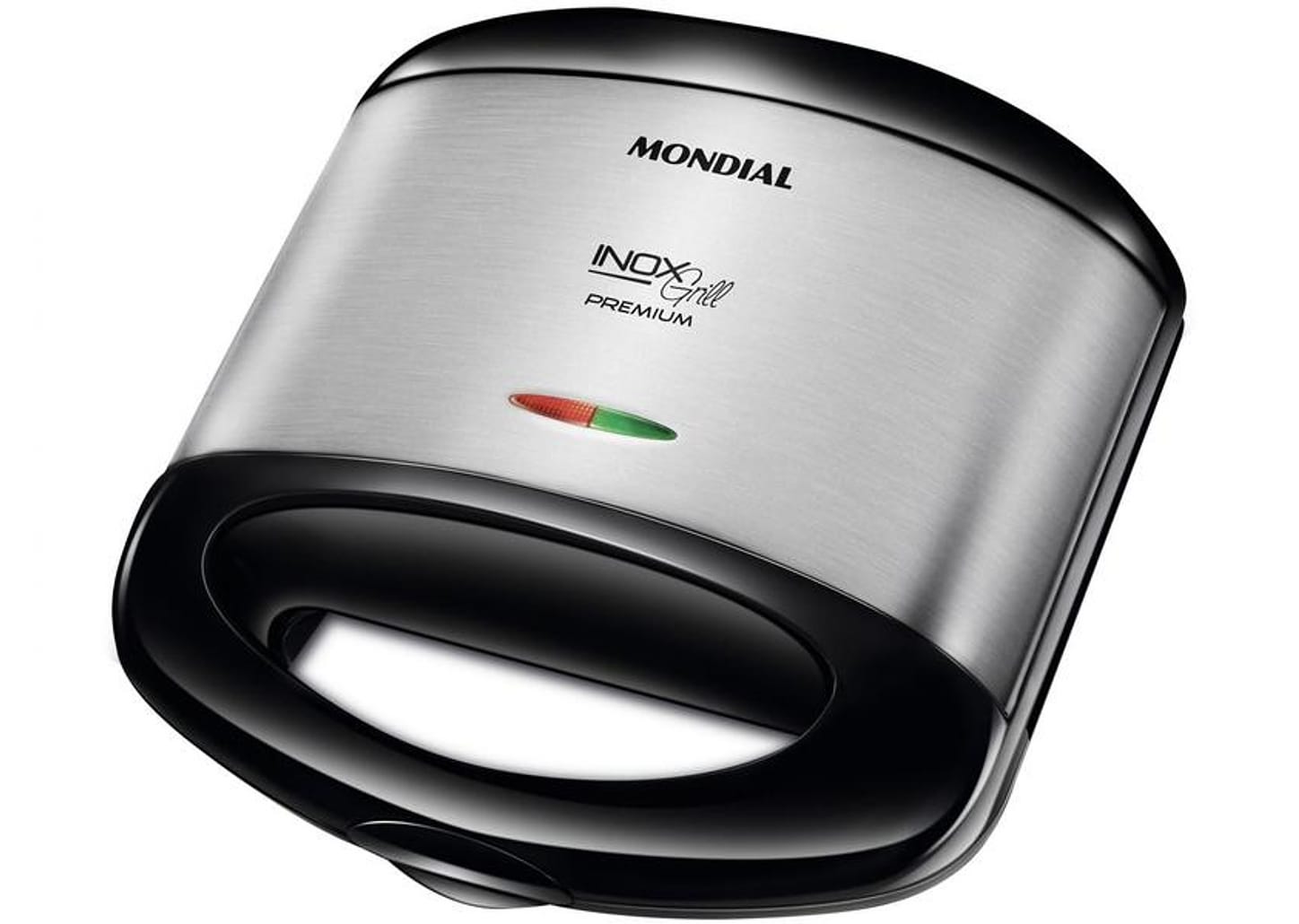 Sanduicheira Grill Mondial Premium S-07 Preta e - Inox 800W
