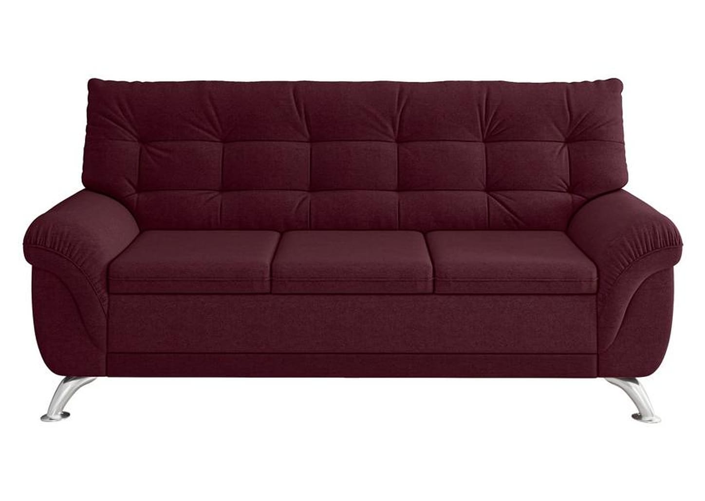 Sofá 3 Lugares Suede Atrium Linoforte