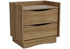 Mesa de Cabeceira 2 Gavetas Kansas Kappesberg