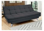 Sofá-cama Casal Reclinável Suede Linoforte Yasmin