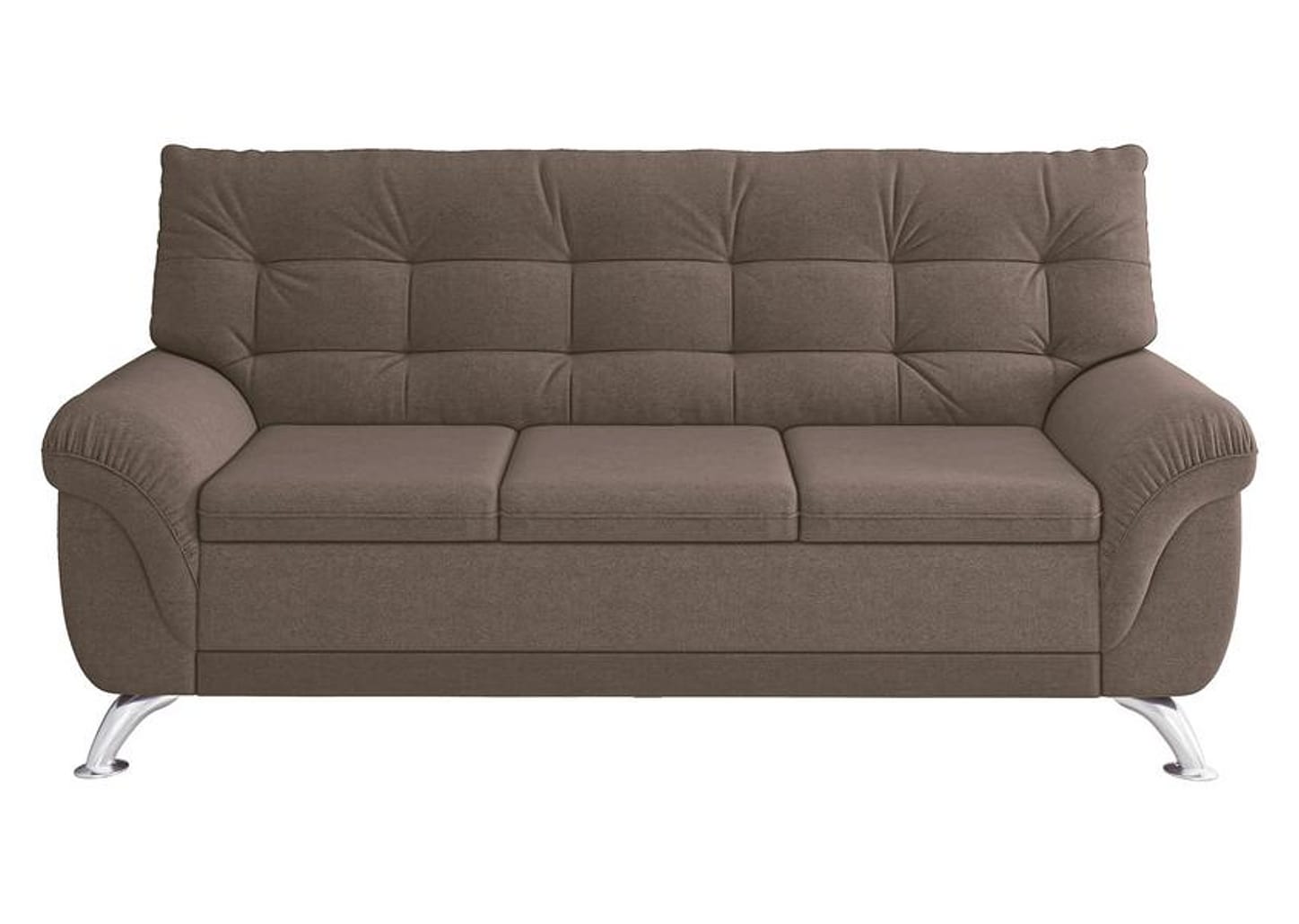 Sofá 3 Lugares Suede Atrium Linoforte