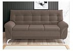 Sofá 3 Lugares Suede Atrium Linoforte