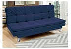 Sofá-cama Casal Reclinável Suede Linoforte Yasmin