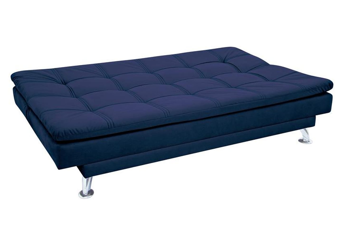 Sofá-cama Casal Reclinável Suede Linoforte Yasmin