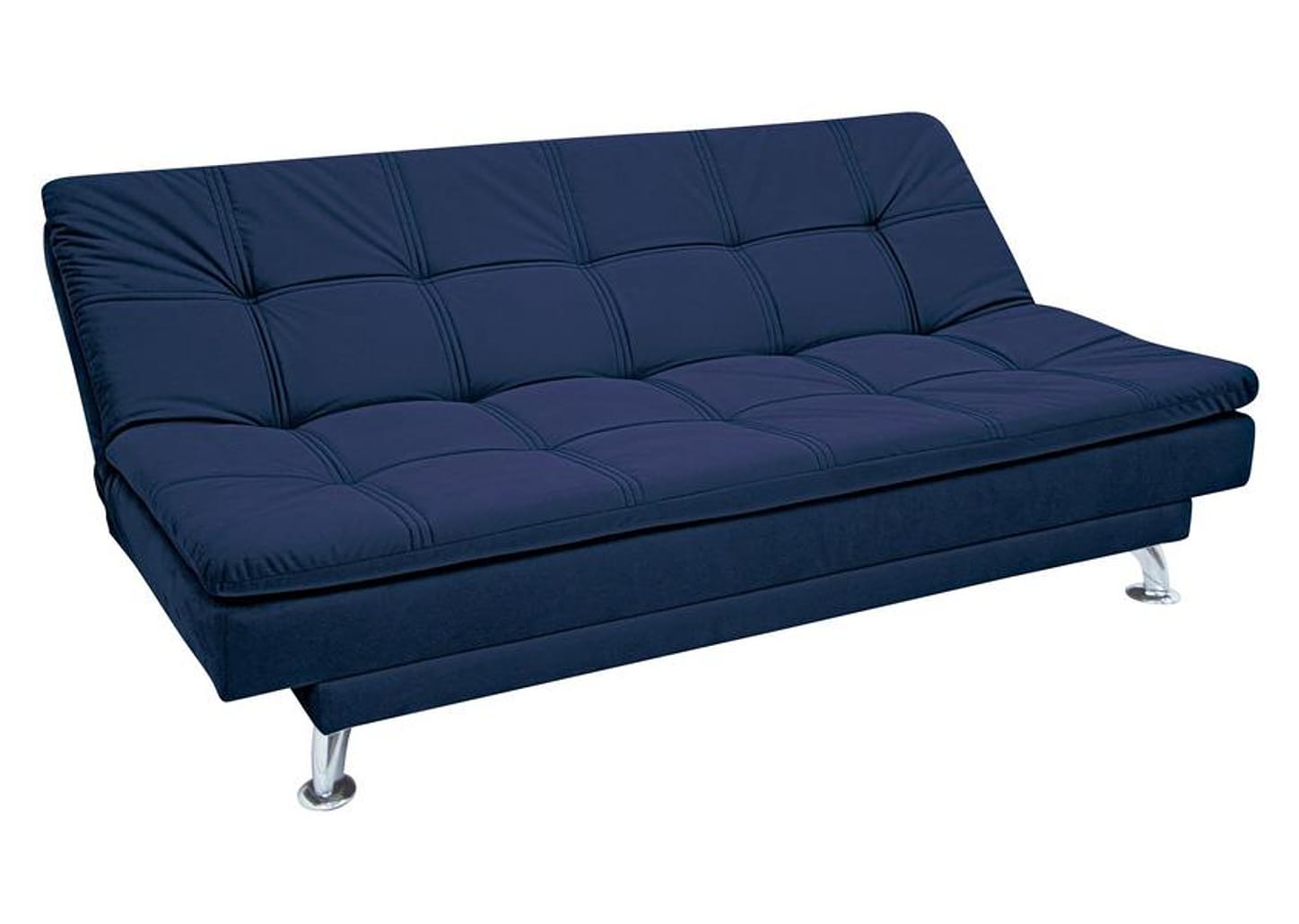 Sofá-cama Casal Reclinável Suede Linoforte Yasmin