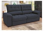 Sofá Retrátil Reclinável 4 Lugares Suede Hannover - Linoforte