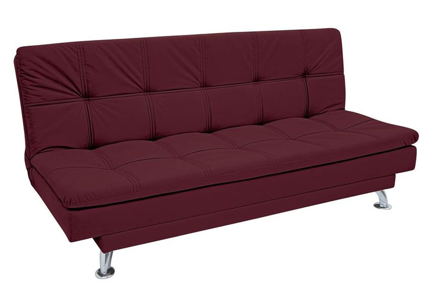 Sofá-cama Casal Reclinável Suede Linoforte Yasmin