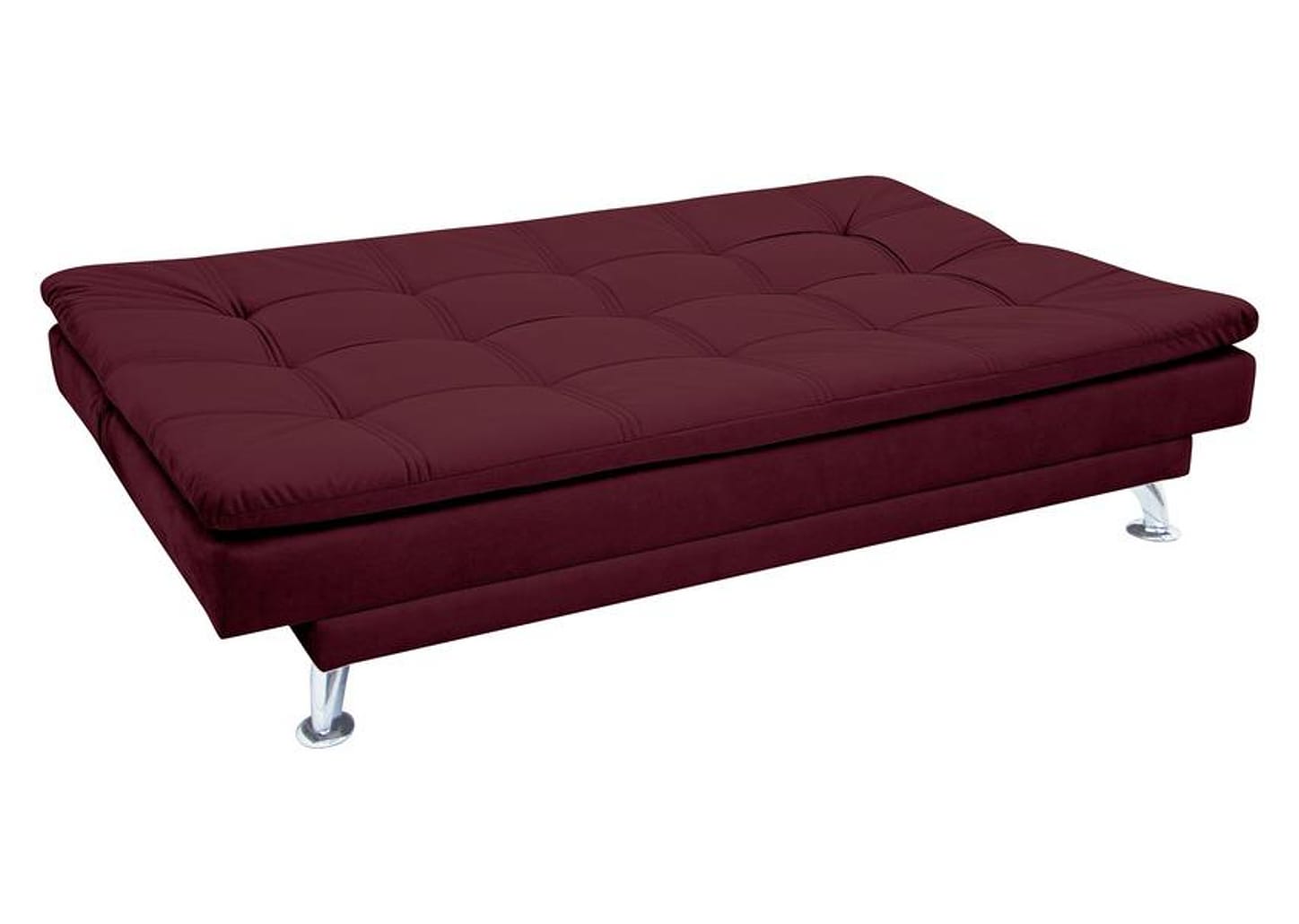 Sofá-cama Casal Reclinável Suede Linoforte Yasmin
