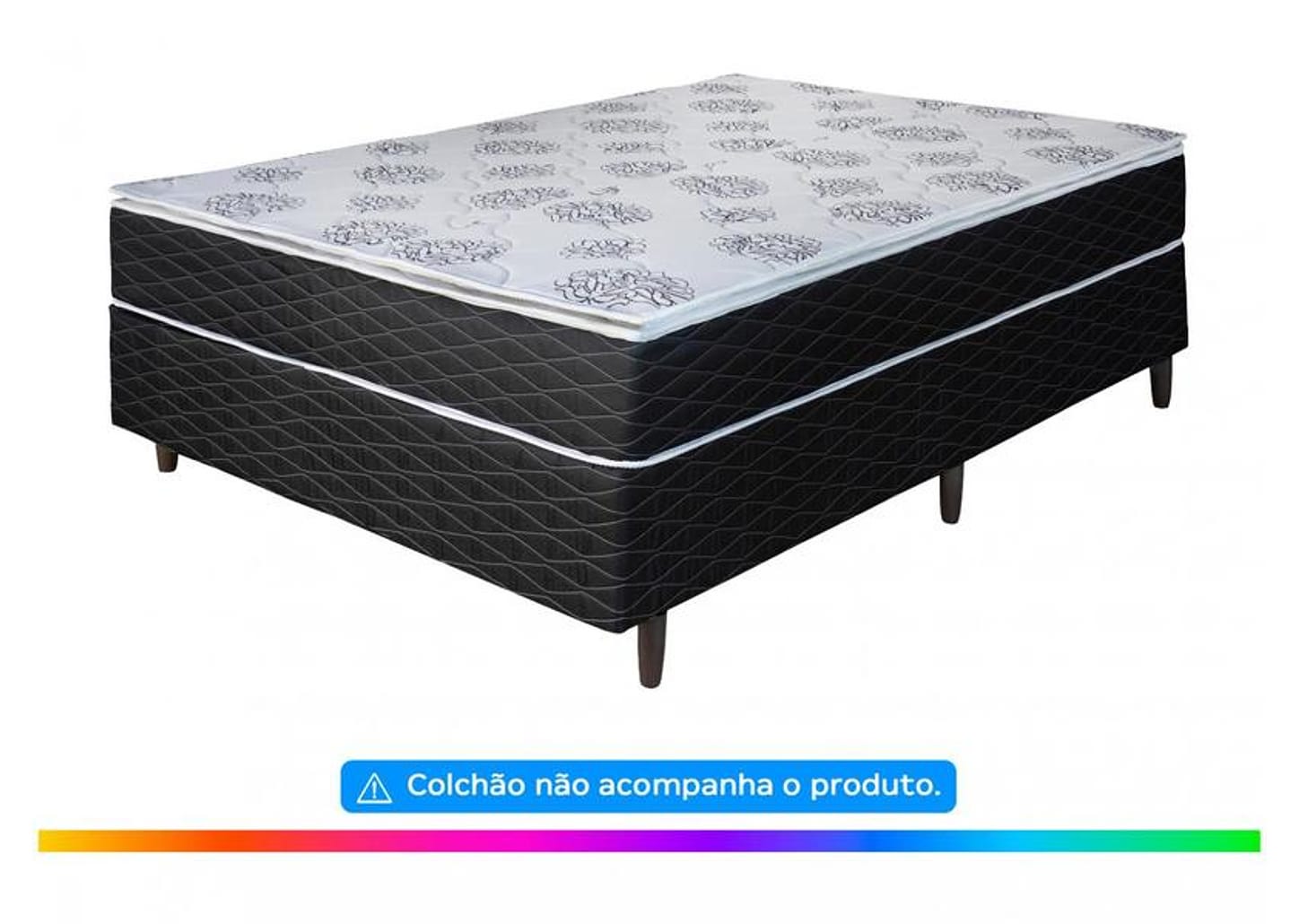 Base Cama Box Casal Umaflex 138x26x188cm - Duomo