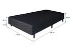 Base Cama Box Casal Umaflex 138x26x188cm - Duomo