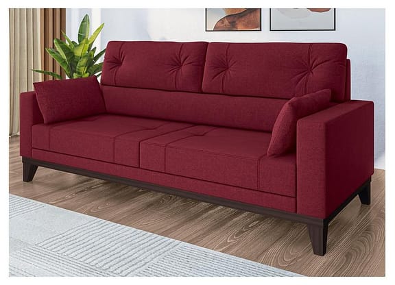 Sofá 4 Lugares Suede Cannes Linoforte