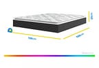 Colchão Queen Umaflex de Mola Ensacada 159x25x198cm Duomo