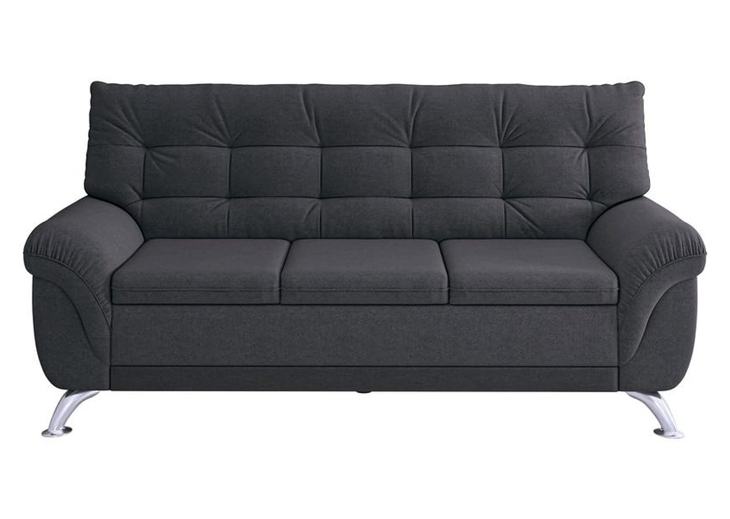 Sofá 3 Lugares Suede Atrium Linoforte