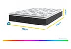 Colchão Casal Umaflex de Mola Ensacada 138x25x188cm Duomo