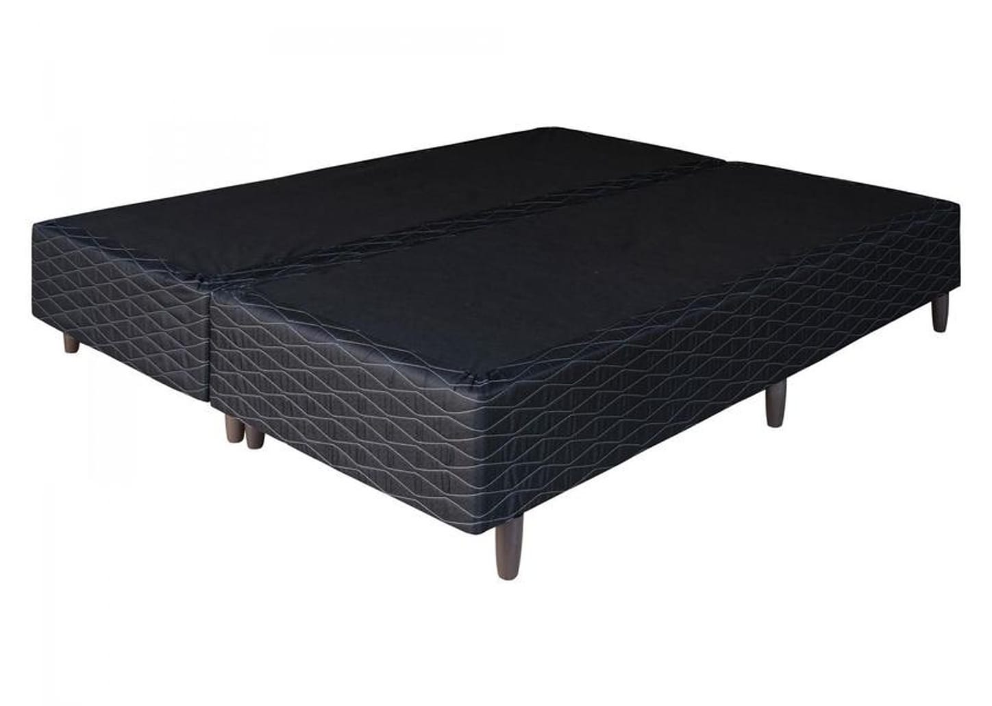 Base Cama Box Queen Umaflex Bipartida 156x26x198cm Duomo