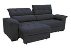 Sofá Retrátil Reclinável 3 Lugares Suede Hannover Linoforte