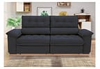 Sofá Retrátil Reclinável 3 Lugares Suede Hannover Linoforte