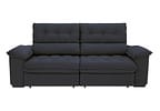 Sofá Retrátil Reclinável 3 Lugares Suede Hannover Linoforte