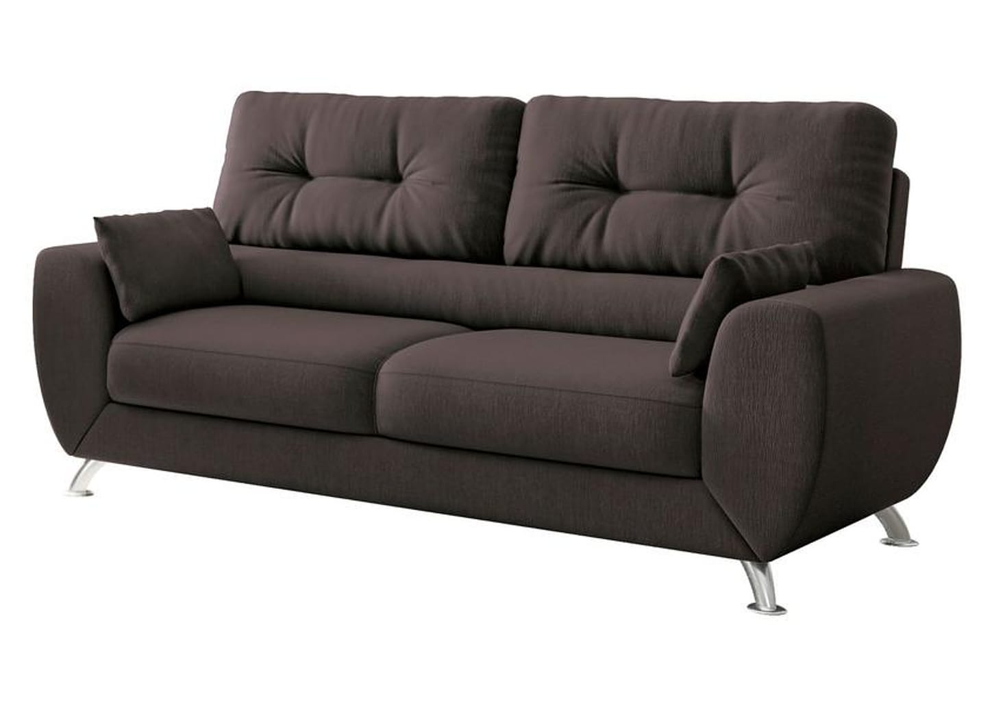 Sofá 3 Lugares Suede Amarilis Linoforte