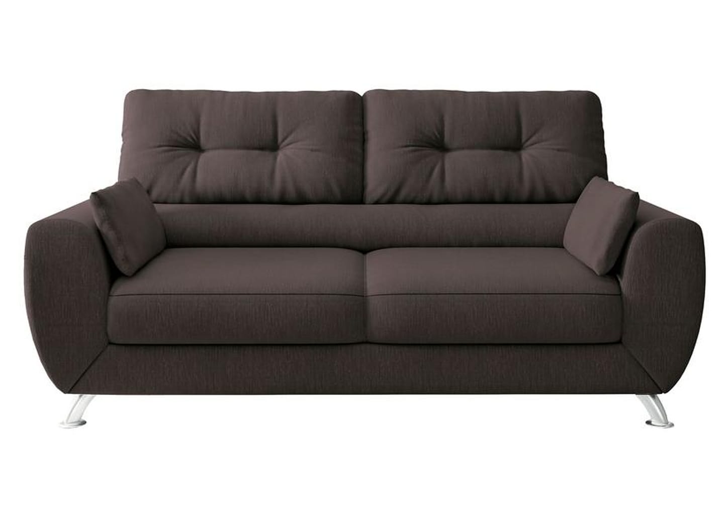 Sofá 3 Lugares Suede Amarilis Linoforte