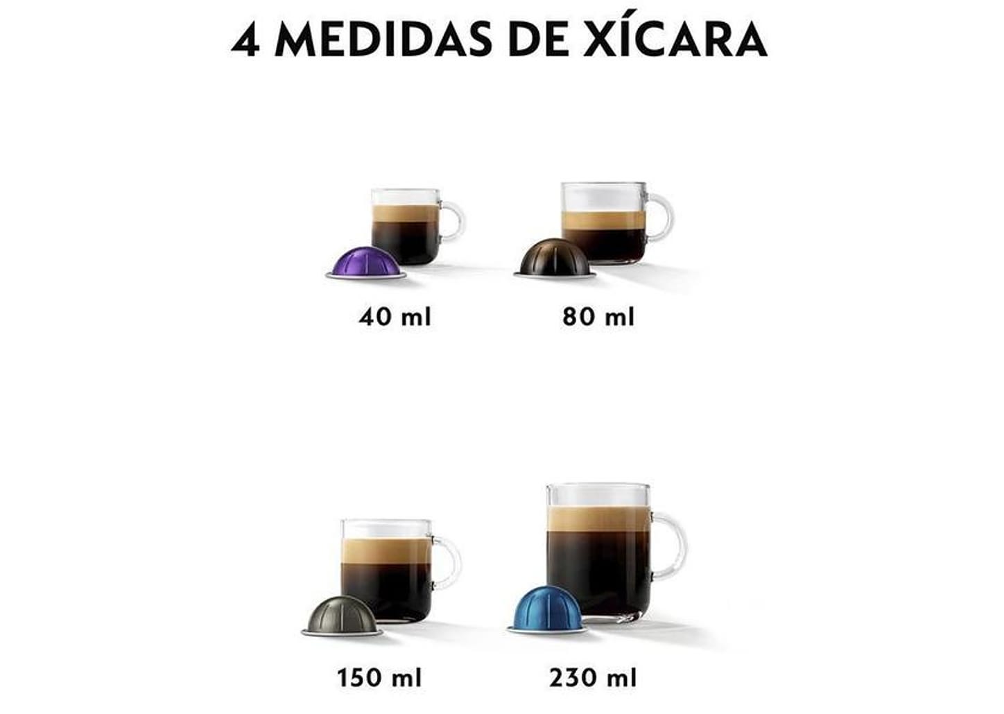 Cafeteira Espresso Nespresso Vertuo Pop Preta