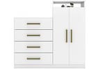 Cômoda 4 Gavetas 2 Portas Demóbile Aurea