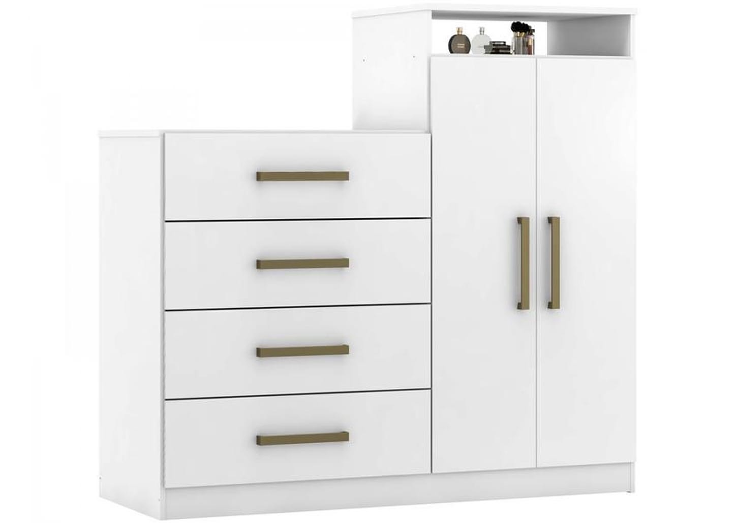 Cômoda 4 Gavetas 2 Portas Demóbile Aurea