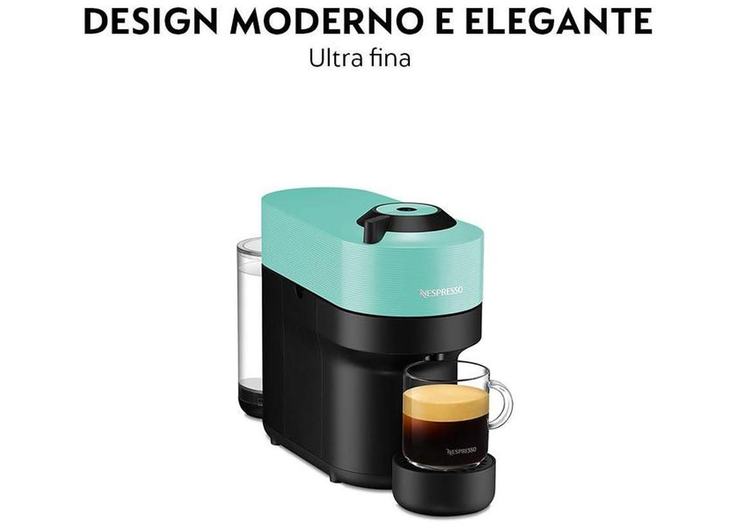 Cafeteira Espresso Nespresso Vertuo Pop - Verde água