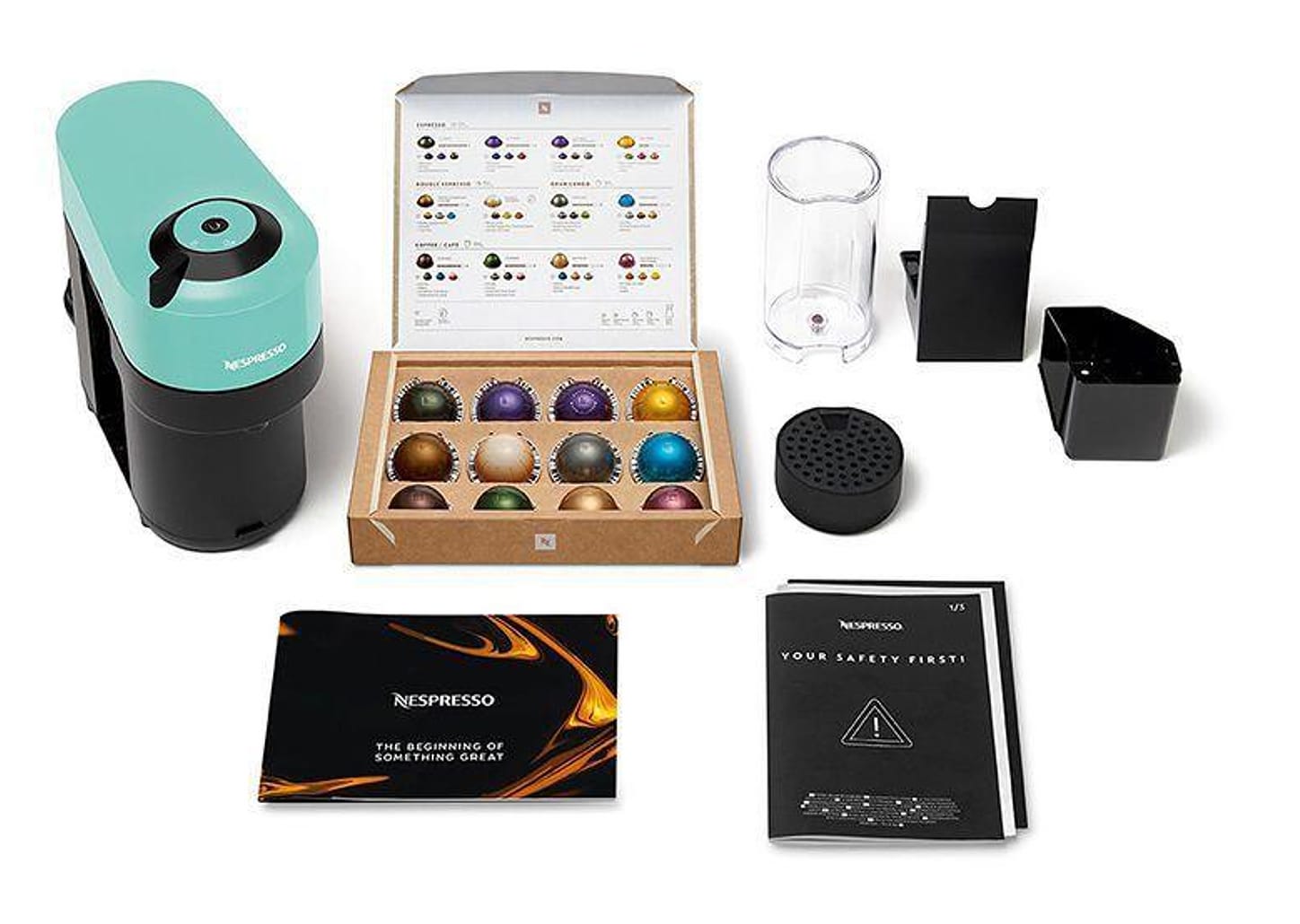 Cafeteira Espresso Nespresso Vertuo Pop - Verde água