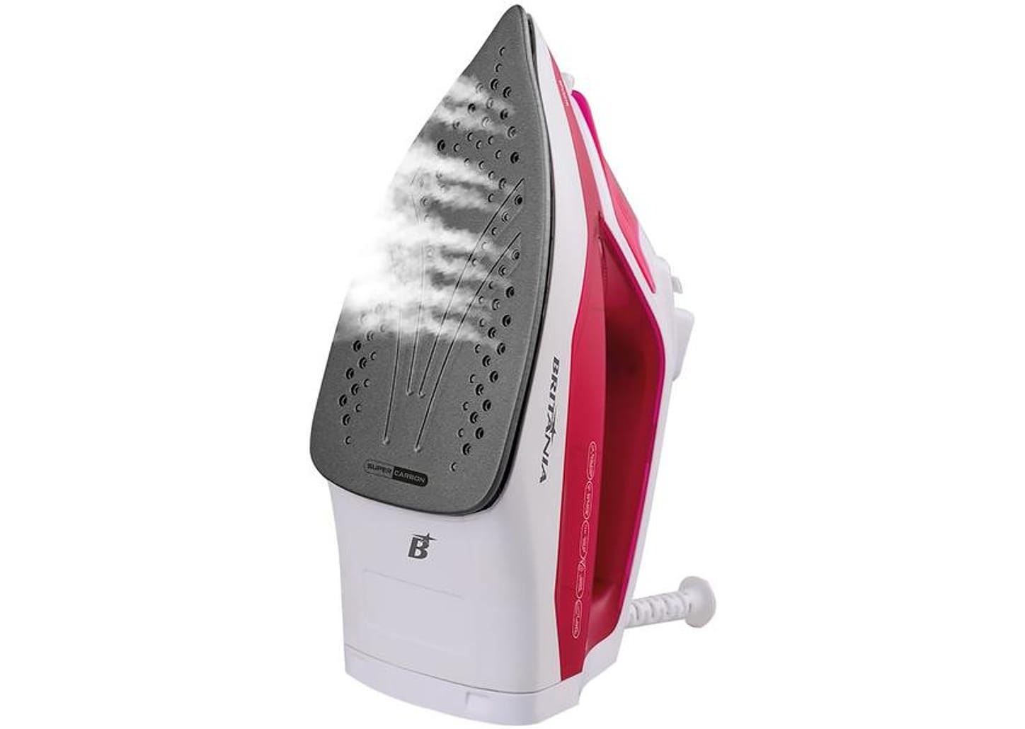 Ferro de Passar Roupa a Vapor Britânia BFV201R - Rosa