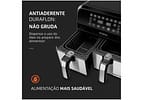 Fritadeira Elétrica sem Óleo/Air Fryer Mondial - Dual Duplo Cesto Preta 8L com Timer AFD-01-BI