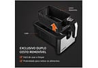 Fritadeira Elétrica sem Óleo/Air Fryer Mondial - Dual Duplo Cesto Preta 8L com Timer AFD-01-BI