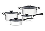 Jogo de Panelas Tramontina Solar Ceramic 65120/026 - Inox Fundo Triplo 4 Peças