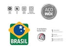 Jogo de Panelas Tramontina Solar Ceramic 65120/026 - Inox Fundo Triplo 4 Peças