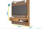 Painel para TV até 55” Caemmun Jade 1 Prateleira