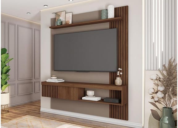 Painel para TV até 55” Caemmun Jade 1 Prateleira