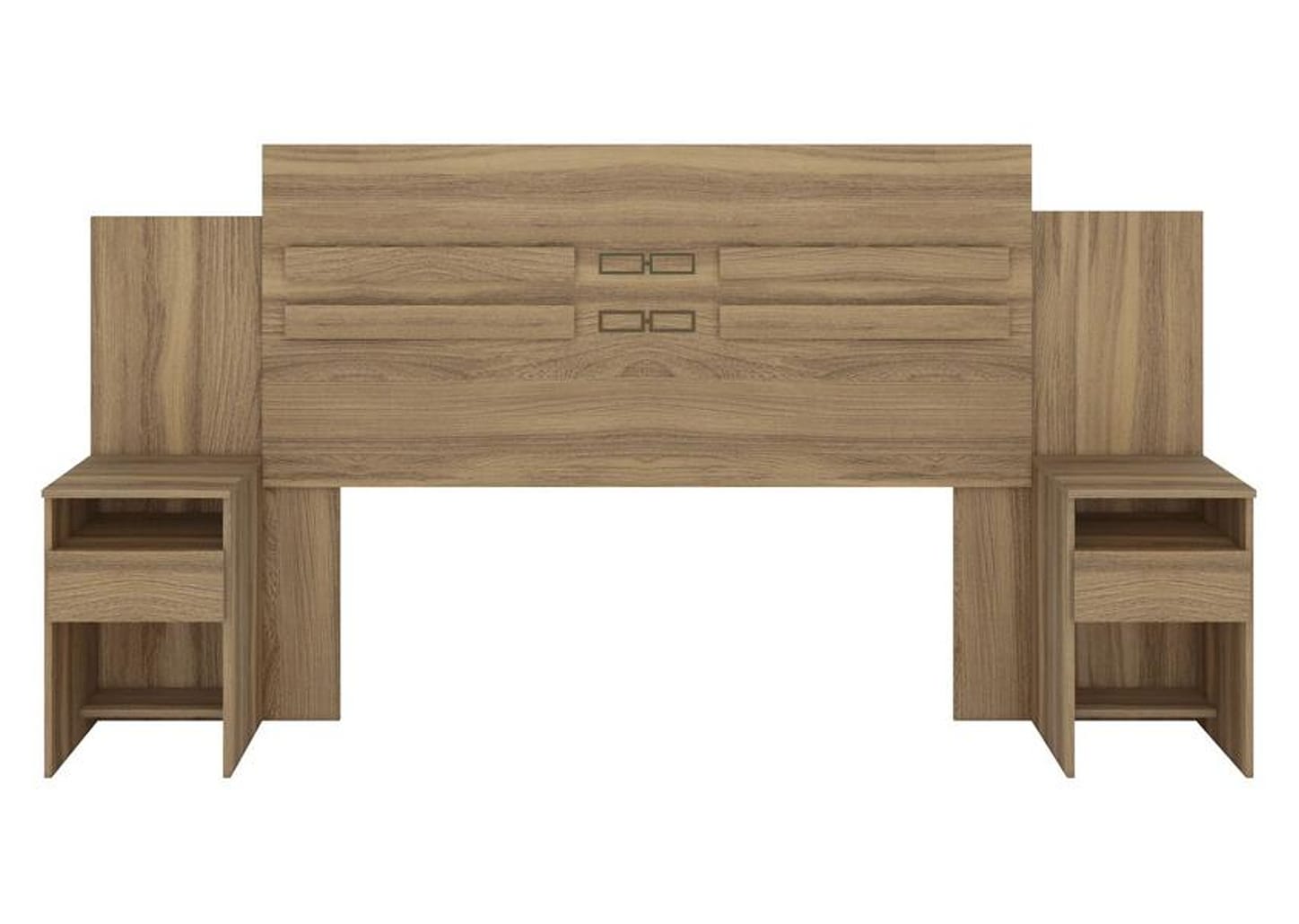 Cabeceira Casal com Sommier Pintura UV Demóbile - Triunfo Amendola Touch