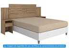 Cabeceira Casal com Sommier Pintura UV Demóbile - Triunfo Amendola Touch