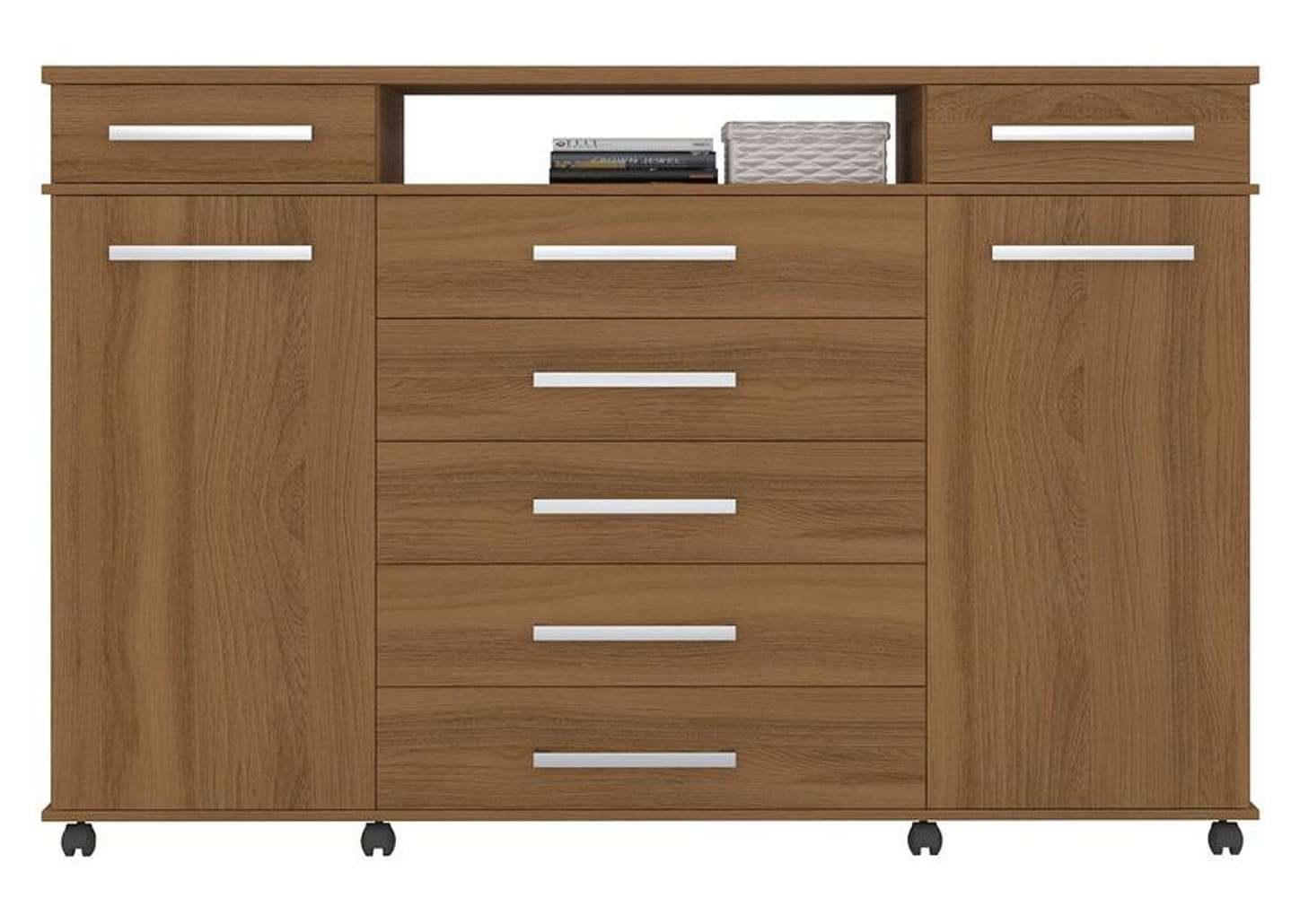 Cômoda 7 Gavetas 2 Portas Demóbile London