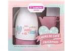 Bule de Café Termic Branco e Rosa 700ml - Sanremo