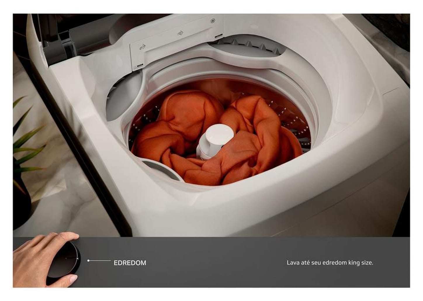 Lavadora de Roupas Brastemp 17kg Cesto Inox 12 Programas de Lavagem Branca BWK17