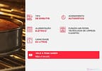Forno Elétrico de Embutir Função Air Fryer - Brastemp 84L Preto BOF84AEBNA