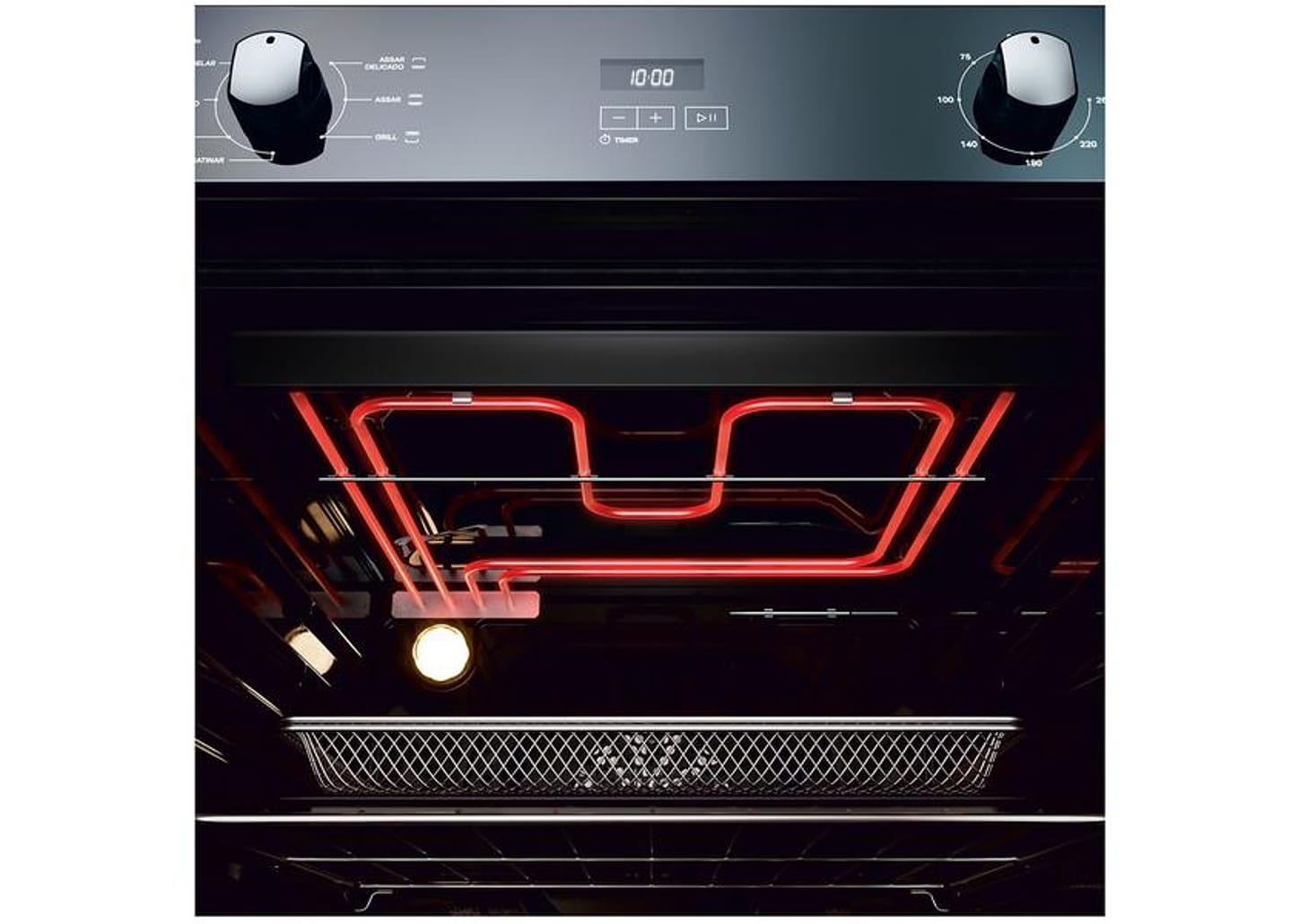 Forno Elétrico de Embutir Função Air Fryer - Brastemp 84L Preto BOF84AEBNA