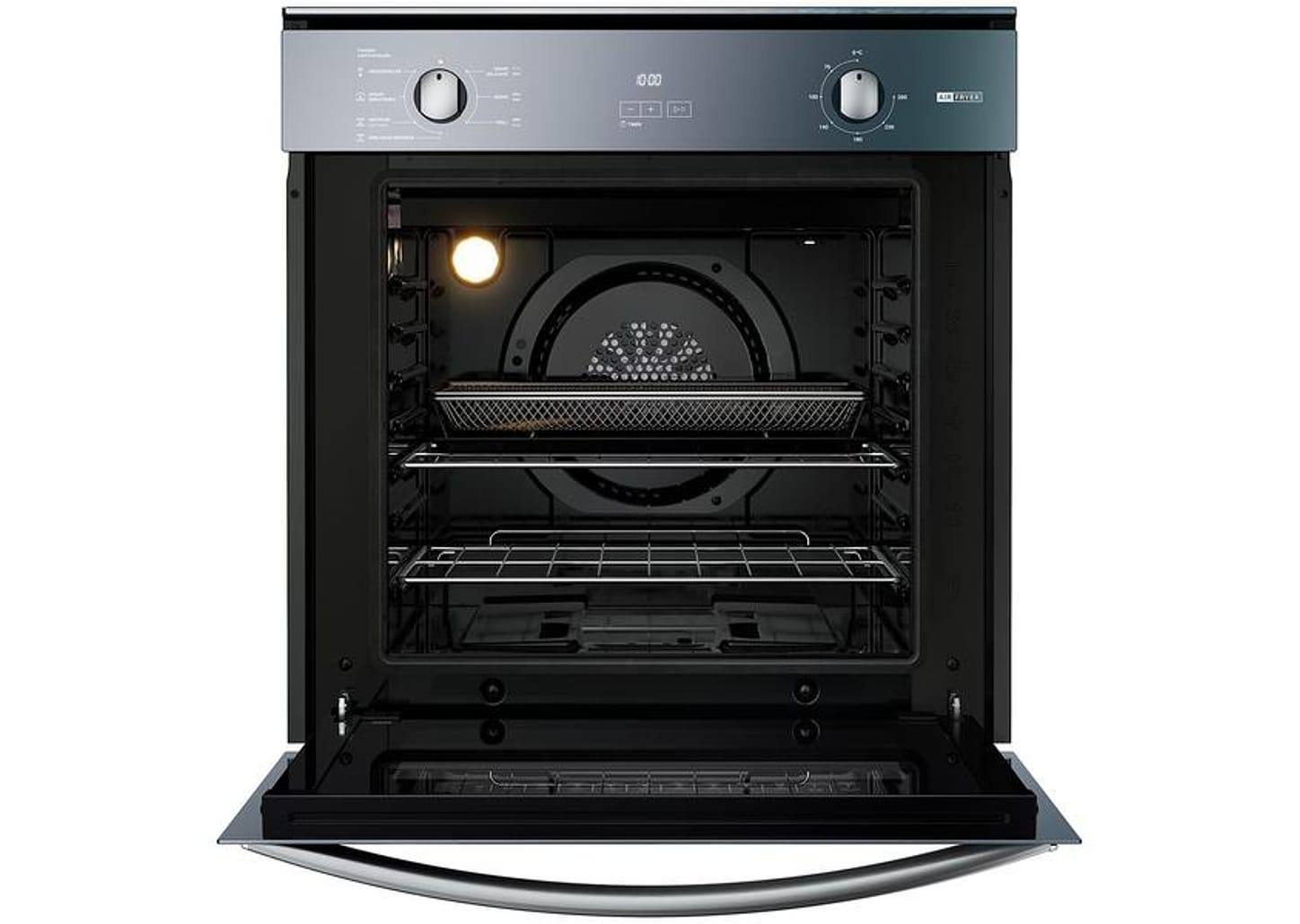 Forno Elétrico de Embutir Função Air Fryer - Brastemp 84L Preto BOF84AEBNA