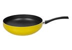 Frigideira Wok Antiaderente Multiflon de Alumínio Color Amarelo 28cm
