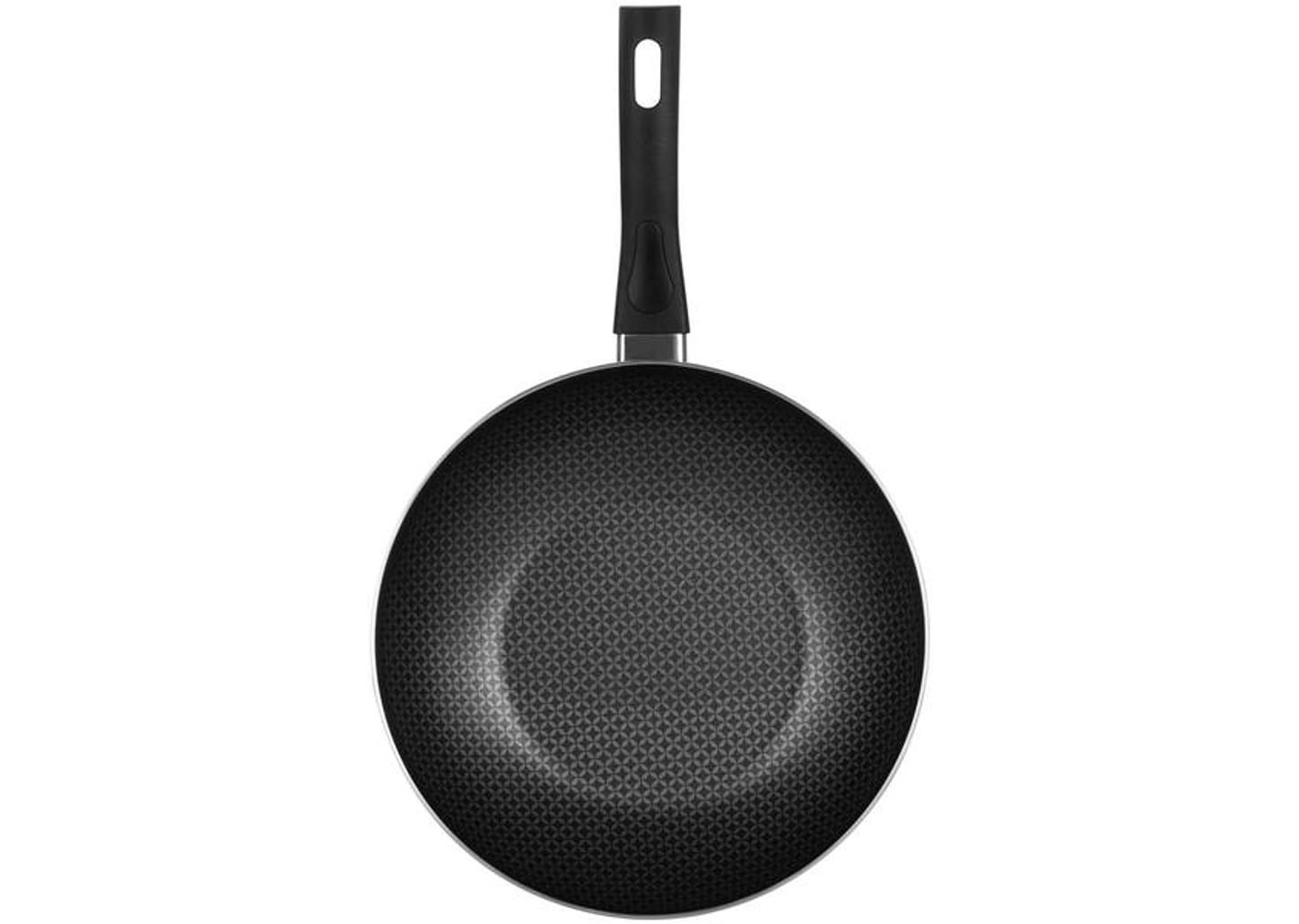 Frigideira Wok Antiaderente Multiflon de Alumínio Color Amarelo 28cm