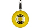 Frigideira Wok Antiaderente Multiflon de Alumínio Color Amarelo 24cm