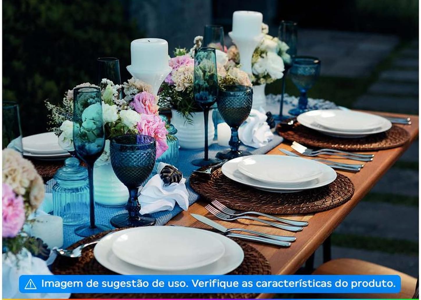 Jogo de Pratos Redondo de Porcelana Branco - Tramontina Sophia 12 Peças